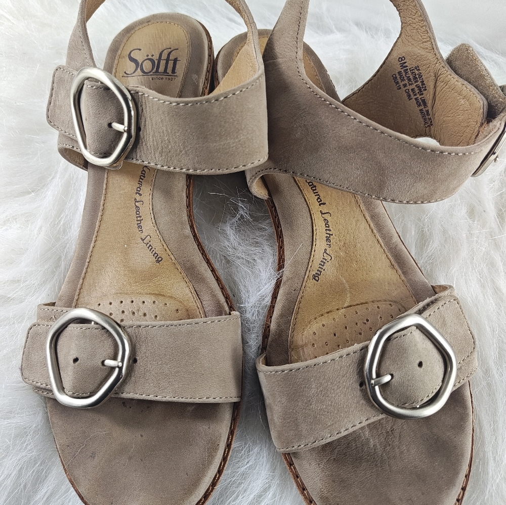Sofft Sandals Natural Leather Lining Women size 8 - Picture 11 of 13
